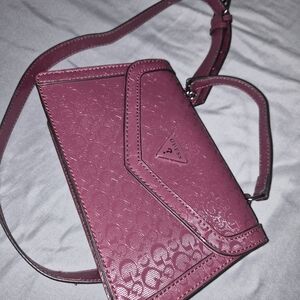 Guess Fuchsia Crossbody Bag